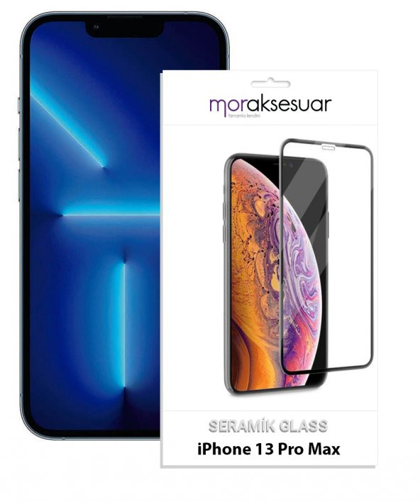 Apple iPhone 13 Pro Max Seramik Ekran Koruyucu Esnek Parlak Cam