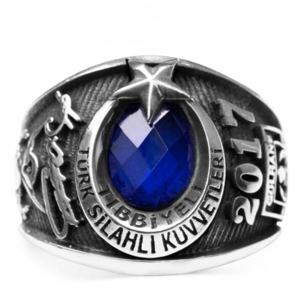 Gülhane Askeri Tıp Akademisi (Tıbbiye) Yüzüğü - Resim 5