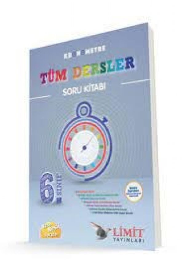 6. Sınıf Tüm Dersler Kronometre Soru Kitabı Limit Yayınları