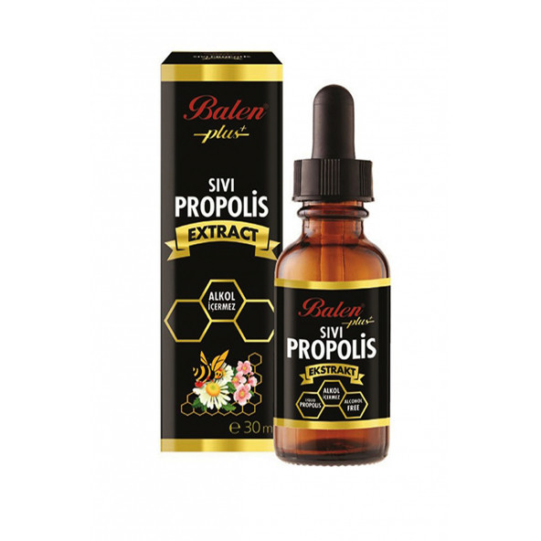 Balen Sıvı Propolis Ekstraktı Su Bazlı Damla 30 Ml