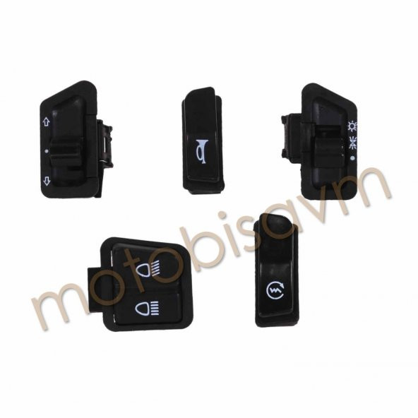 DÜĞME SETİ 5 " Lİ SCOOTER - ARORA SPECIAL-ALFA