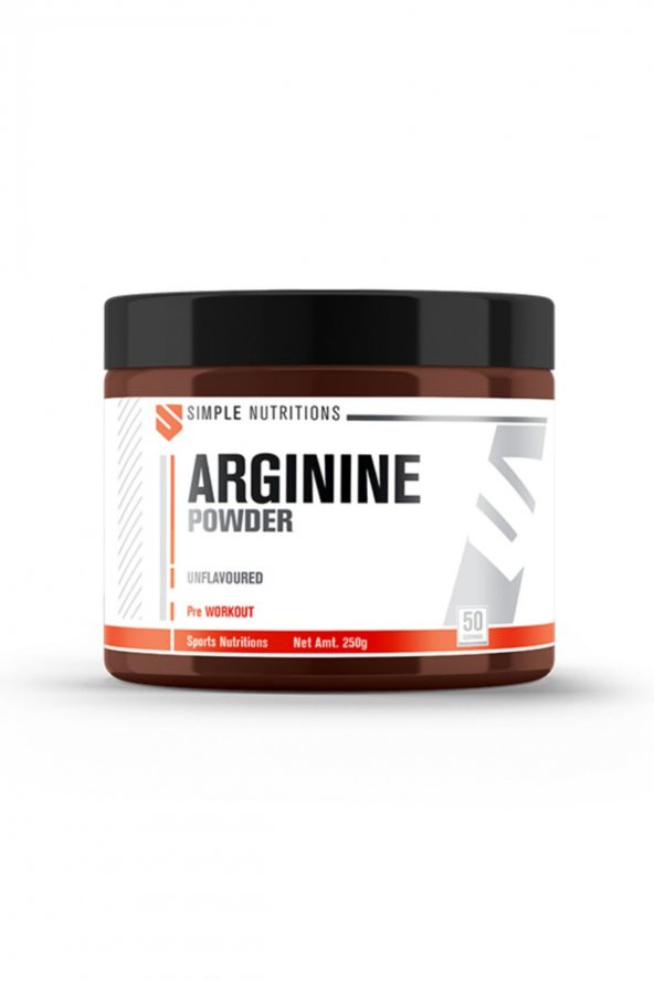 Simple Nutritions Arginine Unflavoured 250 gr (50 Servis)