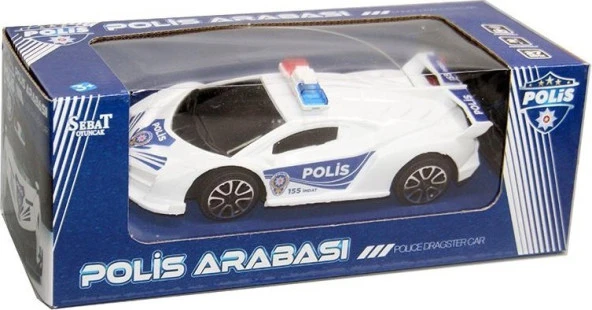 Uzaktan Kumandalı 2 Fonksiyonlu Polis Arabası 8471