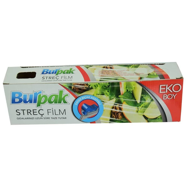 Burpak Kayar Bıçaklı Streç Film 30cm x 166m 9.5Micron