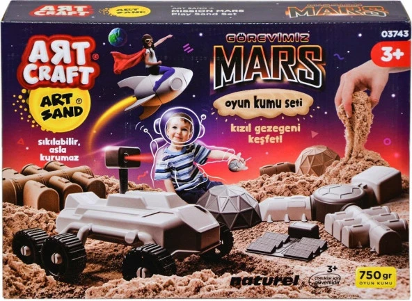 Görevimiz Mars Kinetik Kum Oyun Seti 750 Gr. 7432