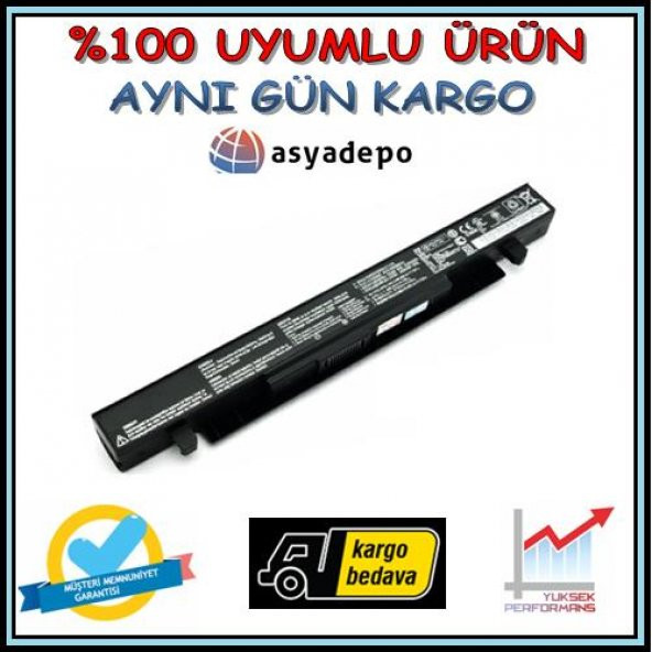 Asus Fx550V Batarya Pil