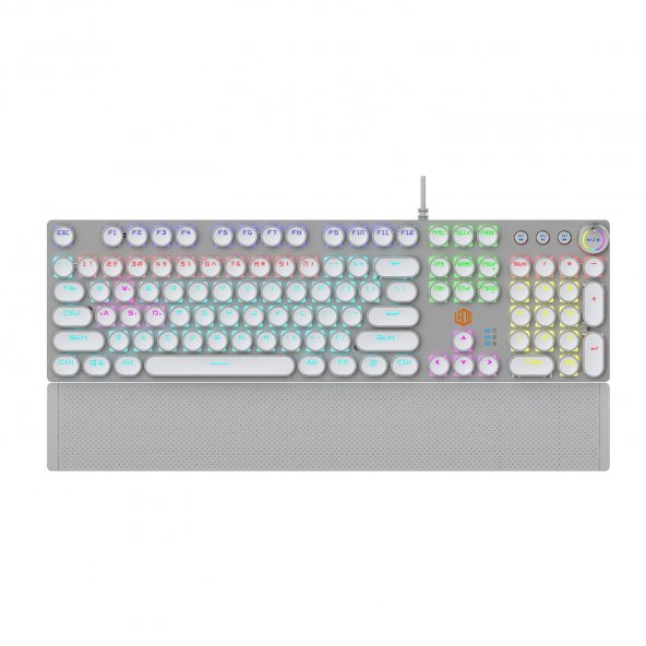 Lenovo Lecoo KG1102 Kablolu RGB Mekanik Oyuncu Klavyesi - 2