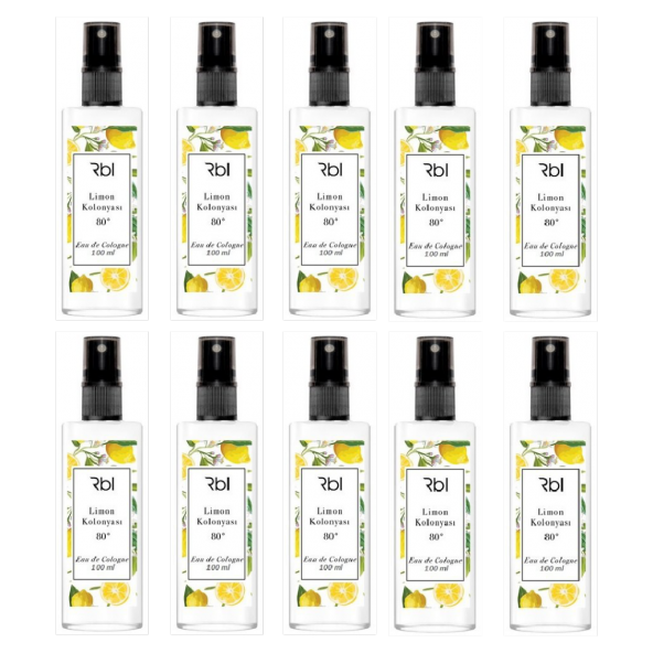 Rebul Limon Kolonyası 100ml 10lu Set