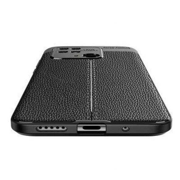 Xiaomi Poco C40 Kılıf Deri Görünümlü Niss Silikon Kapak - 7