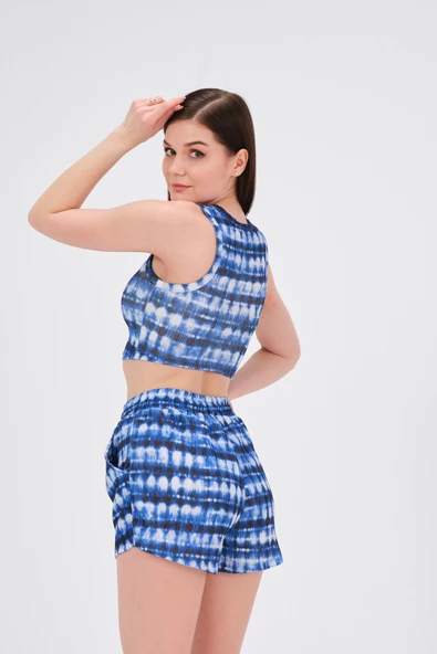 Kadın süprem Crop Short Takımı - 5