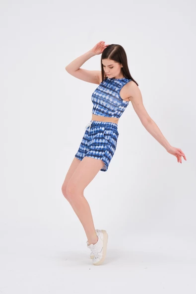 Kadın süprem Crop Short Takımı - 3