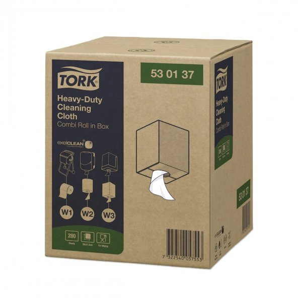 Tork Nonwoven Çok Amaçlı Dayanıklı Temizlik Bezi 106 Mt. 1 Rulo (530137) - 2