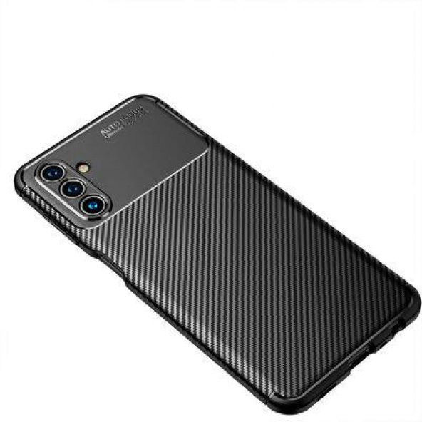 Samsung Galaxy A04S Kılıf Deri Görünümlü Negro Silikon Kapak