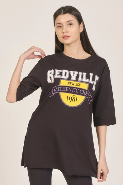 Baskılı Duble Kol Tshirt - 3
