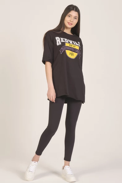 Baskılı Duble Kol Tshirt - 8