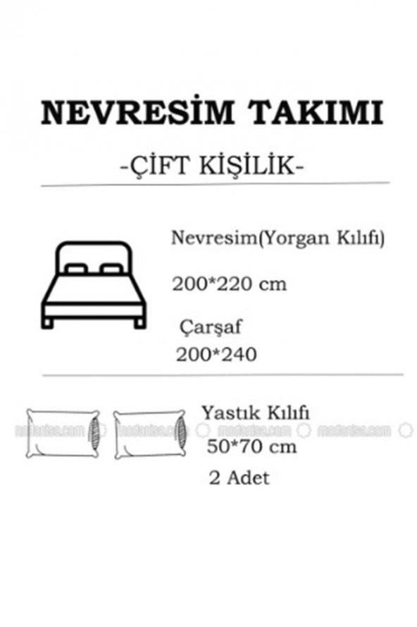 Çeyiz Diyarı Tonya Çift Kişilik Nevresim Takımı - 3