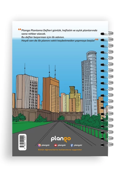 Plango Planlama Defteri TYT - AYT - LGS - KPSS Sınav Planlama Defteri - 4
