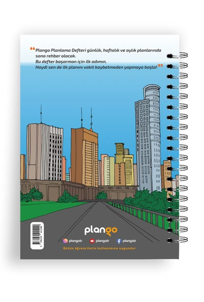 Plango Planlama Defteri TYT - AYT - LGS - KPSS Sınav Planlama Defteri - 8