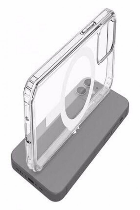 İphone 14 Plus Magsafe Şeffaf Kapak ürün görseli