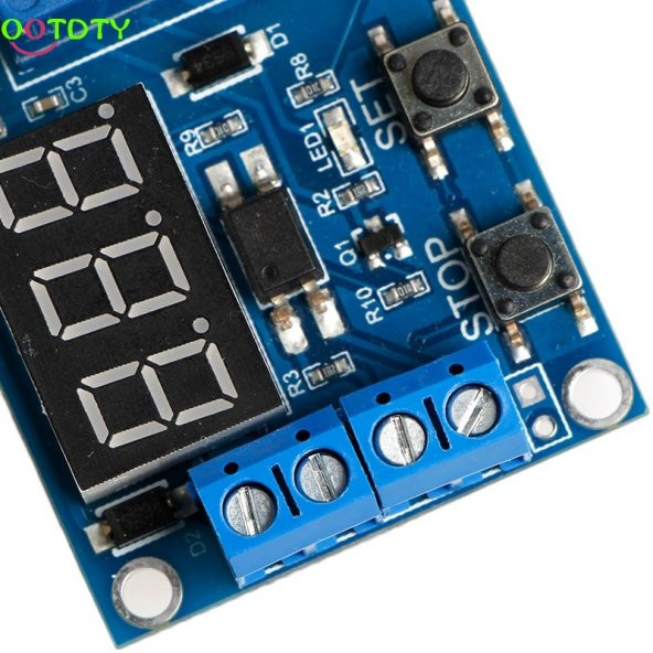 Dijital Zaman Ayarlı Röle Zaman Modülü Zaman Tetiklemeli Röle - Resim 5