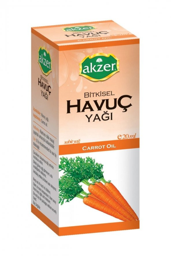 Akzer Havuç Yağı 20 Cc