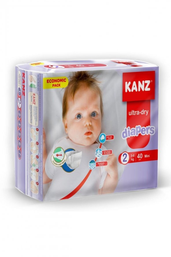 Kanz C.bezi Eko Mini (3-6 Kg) 40lı