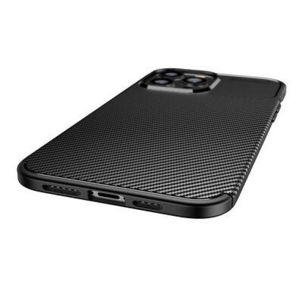 Apple iPhone 14 Pro Kılıf Deri Görünümlü Negro Silikon Kapak - 7