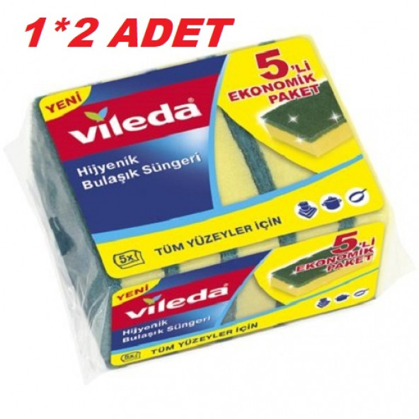 Vileda Vıleda Sunger Yesıl 5lı Düzx2Lİ PAKET