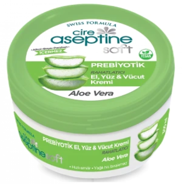 CIRE ASEPTINE Cire Aseptine Soft Nemlendirici Bakım Kremi Aloe Vera 300ml