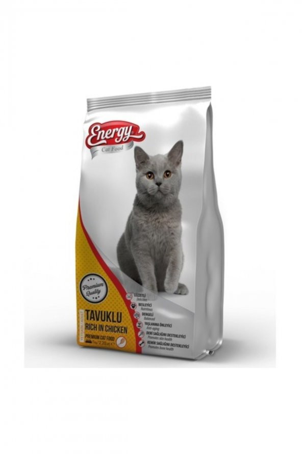 Pet Food Energy Cat Food Energy Tavuklu Yetişkin Kedi Maması /500 gr.