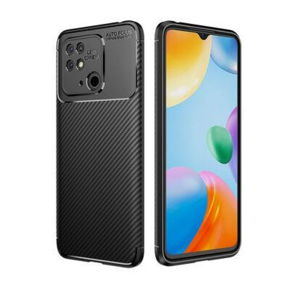 Xiaomi Poco C40 Kılıf Deri Görünümlü Negro Silikon Kapak