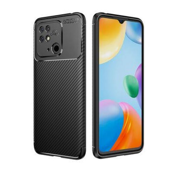 Xiaomi Poco C40 Kılıf Deri Görünümlü Negro Silikon Kapak - 4