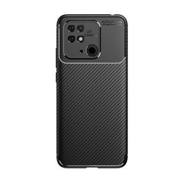Xiaomi Poco C40 Kılıf Deri Görünümlü Negro Silikon Kapak - 5