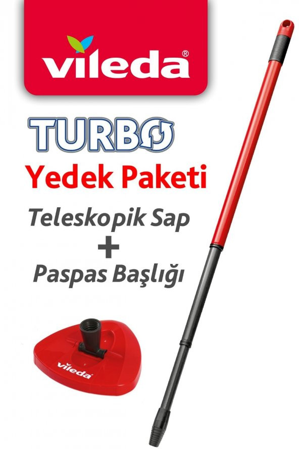 Vileda Vileda Turbo Sap + Üçgen Başlık