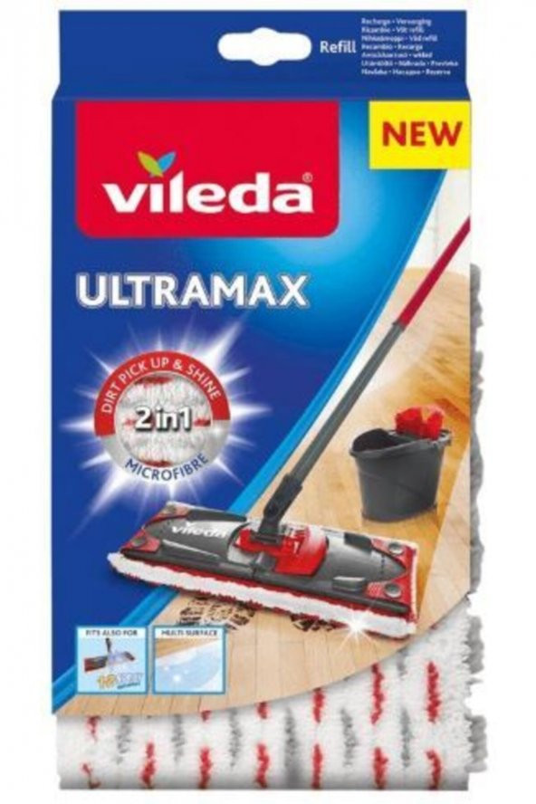 Vileda Vileda Ultramat Mikrofiber Yedek Mop