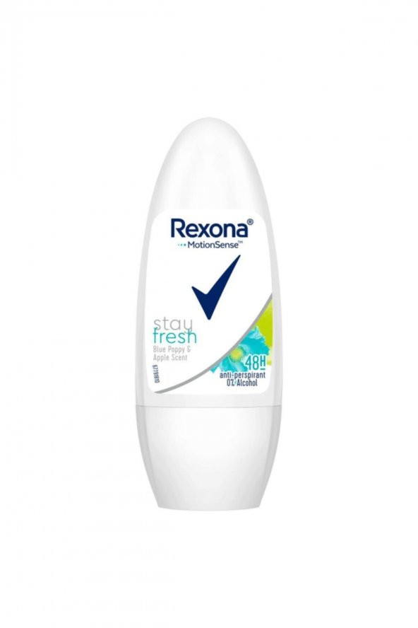 Rexona Woman Rollon Stay Fresh Blue Poppy 50 Ml