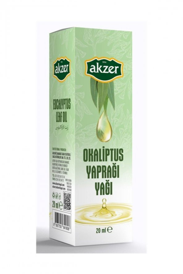 Akzer Okaliptus Yağı 20 Cc