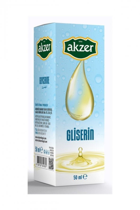 Akzer Gliserin Yağı 50 Cc.