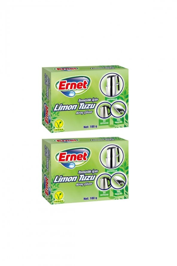 Ernet Temizlik Için Limon Tuzu 100 G X 2 Adet