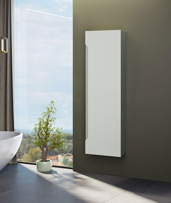 Orka Varna 80 cm Mat Kaşmir Banyo Dolabı Takımı ve Boy Dolabı - 3