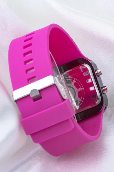 Kadın Kol Saati Led Silikon Genç Kız Saatleri Takvimli Saat ST-304193 - Resim 3