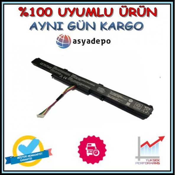 Asus X750LN-TY012H Batarya Pil