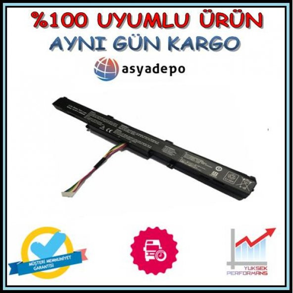 Asus A41N1611 Batarya Pil