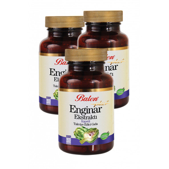 3 Kutu Balen Enginar Plus Ekstraktı Kapsül 820 mg x 100 Kapsül ürün görseli