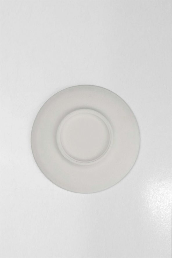 Kahve Fincanı Tabağı | Seramik Bisküvi 11cm (Ham Ürün) - 2