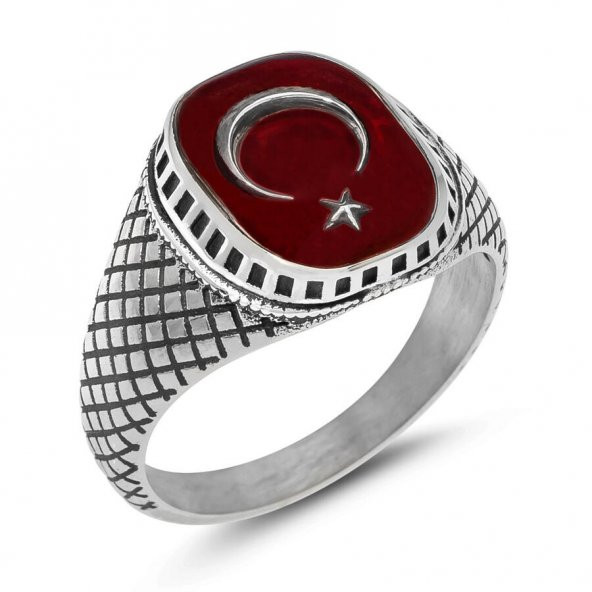 Teşkilat Dizisi Yüzüğü (Kadın 925 Ayar Gümüş Ay Yıldızlı) - 1