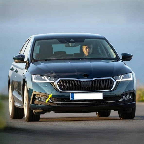 Skoda Octavia MK4 2020-2023 Ön Tampon Çeki Demir Kapağı 5E3807241 - 1