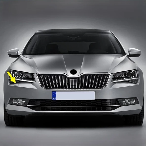 Skoda Superb MK3 2015-2019 Sağ Ön Far Yıkama Kapağı 3V0955110