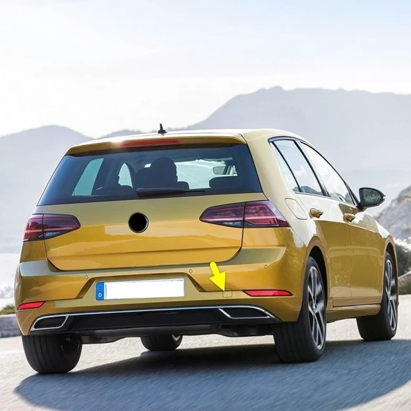 VW Golf 7.5 2018-2020 Arka Tampon Çeki Demiri Kapağı 5G6807441A ürün görseli 1