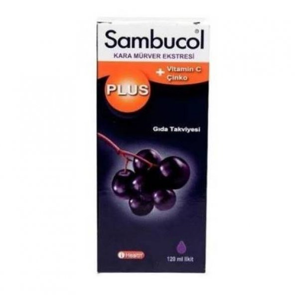 Sambucol Plus Kara Mürver Özütü + C Vitamini Çinko 120 Ml